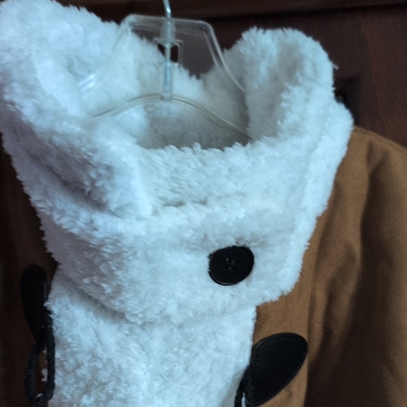 Brown and White Shearling Coat with Matching Boots Suede & Lamb NWOT. - Picture 3 of 7